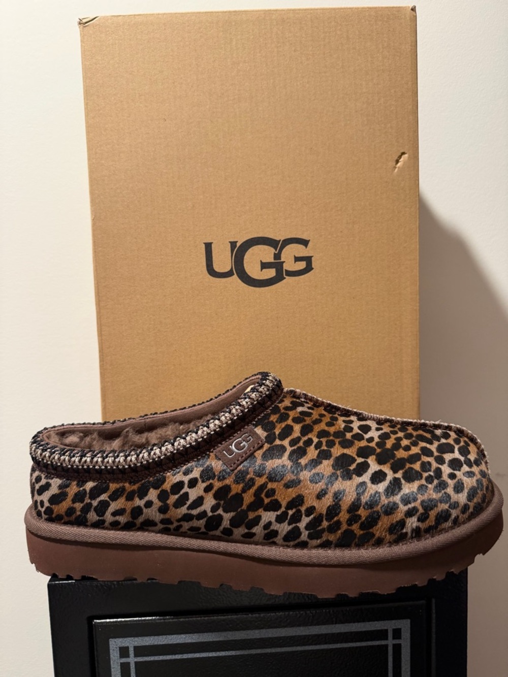 UGG Chocolate Brown Rubber Sole Mule